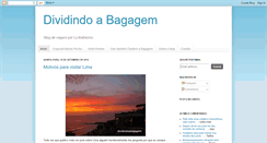 Desktop Screenshot of dividindoabagagem.com